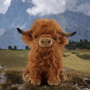 🐂Eco-Friendly Scottish Highland Cow Soft Plush Toy