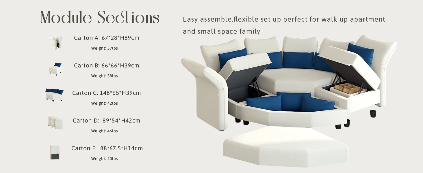 small sectional couch