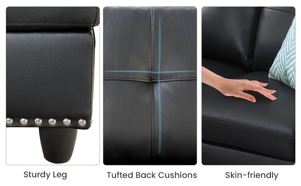 black couch