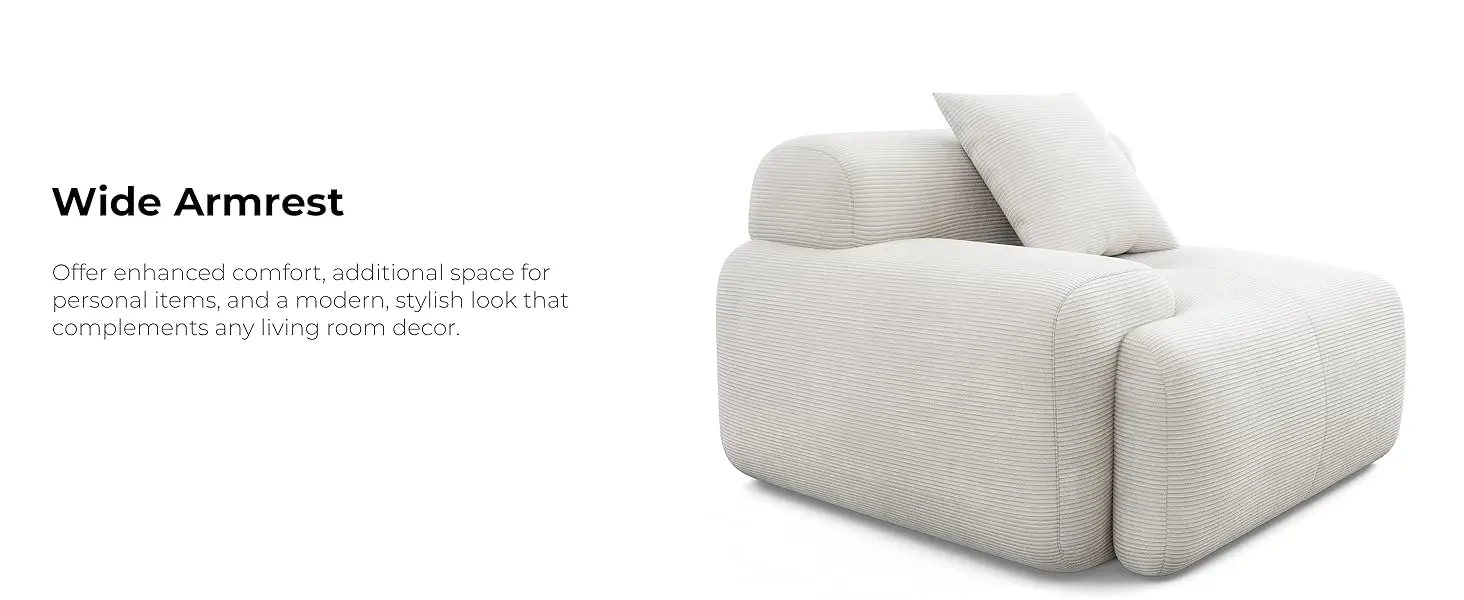 Wide Armrest